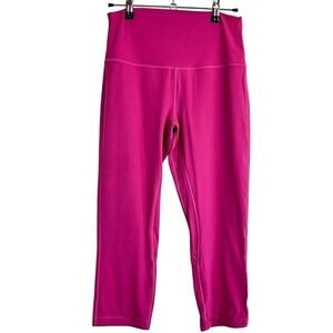Lululemon Align High-Rise Crop 21" Pink Lychee W6BWRS Buttery Soft size 8